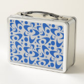 Retro Boomerangs Metaal Lunch Box (Achterkant)