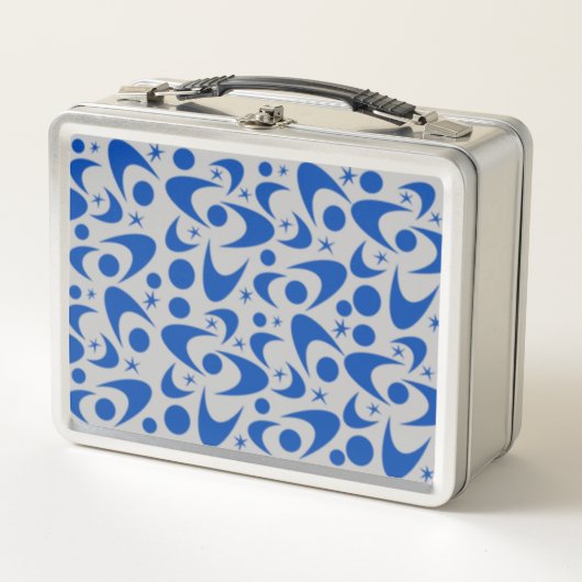 Retro Boomerangs Metaal Lunch Box (Voorkant)