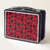 Retro Boomerangs Metaal Lunch Box (Voorkant)