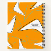 Retro Boomerangs Notitieboek (Achterkant)