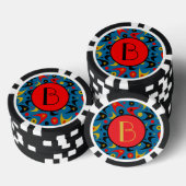 Retro Boomerangs Pokerchips (Opstapeling)