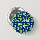 Retro Boomerangs Ronde Button 5,7 Cm (Voorkant /achterkant)
