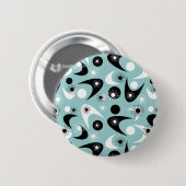 Retro Boomerangs Ronde Button 5,7 Cm (Voorkant /achterkant)
