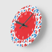 Retro Boomerangs Ronde Klok (Hoek)