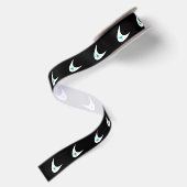 Retro Boomerangs Satijnen Lint (Achterkant)