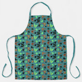 Retro Boomerangs Schort (Voorkant)