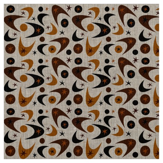 Retro Boomerangs Stof (Swatch)