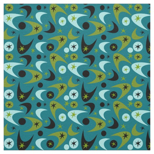 Retro Boomerangs Stof (Swatch)