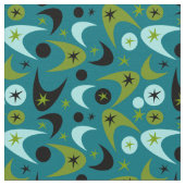 Retro Boomerangs Stof (Close Up)