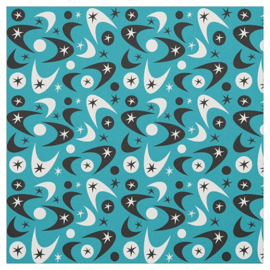 Retro Boomerangs Stof (Swatch)