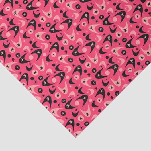 Retro Boomerangs Tissuepapier (Detail)