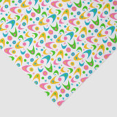 Retro Boomerangs Tissuepapier (Detail)