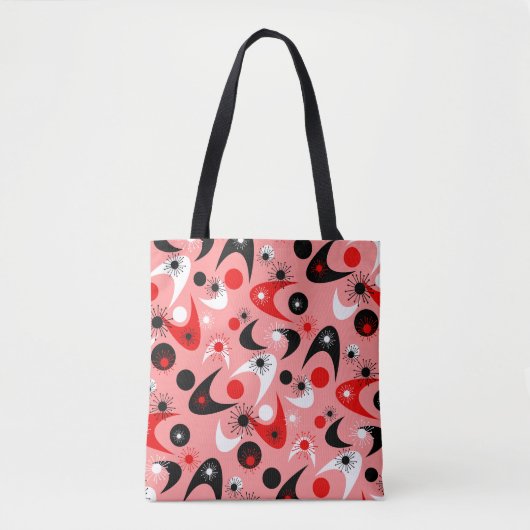 Retro Boomerangs Tote Bag (Voorkant)