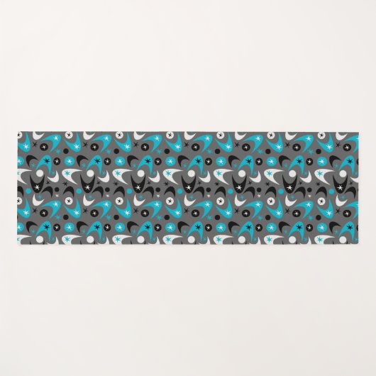 Retro Boomerangs Yogamat (Voorkant (horizontaal))