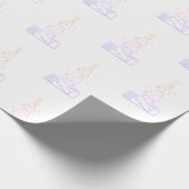 Retro boompapier cadeaupapier (Hoek)