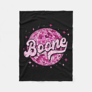 Retro Boone Voornaam I Love Boone 80s Fleece Deken