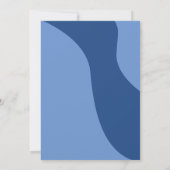 Retro Boos and Booze Halloween-feest Kaart (Achterkant)