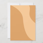 Retro Boos en drank Halloweenfeest Kaart (Achterkant)