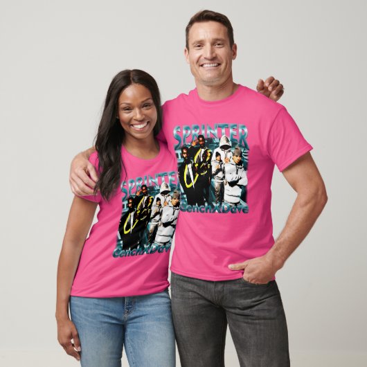 Retro Bootleg Design Central Cee X Santan Dave Kin T-shirt (Unisex)