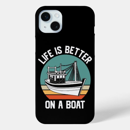 Retro Bootliefhebber Case-Mate iPhone Case (Achterkant)