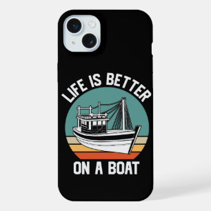 Retro Bootliefhebber iPhone 15 Plus Case