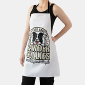 Retro Border Collie Hond Liefhebber Grappig Shirt Schort (Insitu)