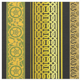 Retro Borders in Goud Stof