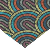 Retro borduurwerk boog patroon tafel runner korte tafelloper (Hoek)