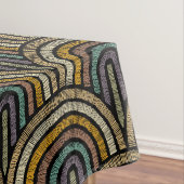 Retro borduurwerk boog patroon tafelkleed (Voorbeeld)