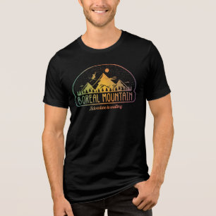 Retro Boreale Bergski Tri-Blend Shirt