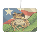 Retro Boricua Pride Poster Luchtverfrisser (Achterkant)
