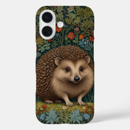 Retro  bos egel bos botanische iPhone 16 hoesje