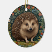 Retro bos egel bos botanische keramisch ornament (Links)