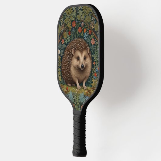 Retro  bos egel bos botanische pickleball paddle (Links)