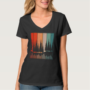 Retro Bos Outdoor Wandelen Natuur 1 T-shirt
