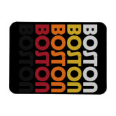  Retro Boston Premium Flexi Magnet Magneet (Horizontaal)