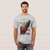 Retro Boston T-shirt (Voorkant volledig)