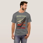 Retro Boston T-shirt (Voorkant volledig)