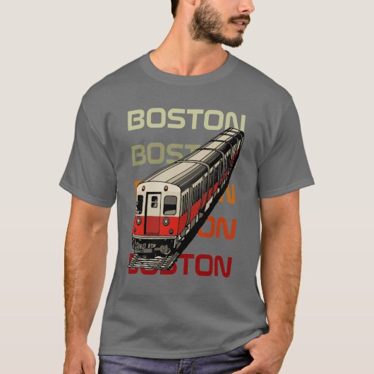 Retro Boston T-shirt (Voorkant)
