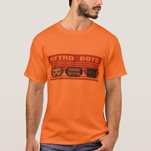 retro Bot T-shirt (Voorkant)