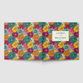 Retro Botanica and Teal Wedding Gastenboek (Volledig)