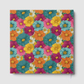 Retro Botanica and Teal Wedding Gastenboek (Achterkant)