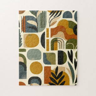 Retro Botanica Geometrica Legpuzzel