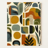 Retro Botanica Geometrica Planner (Achterkant)