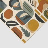 Retro Botanica Geometrica Tissuepapier (Detail)