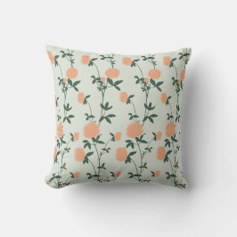 Retro Botanical Meadow Clover | Soft Spring Kussen
