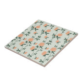 Retro Botanical Meadow Clover | Soft Spring Tegeltje (Zijkant)