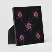 Retro botanisch patroon | op maat fotoplaat (Voorkant)