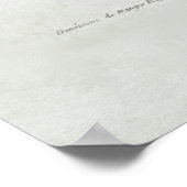 Retro Botanische anische ananasettekening Poster (Hoek)