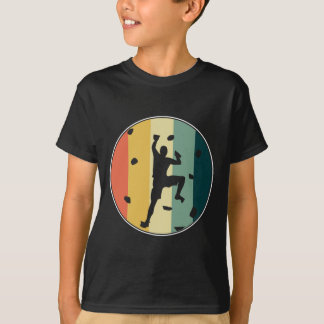 Retro Boulderer Muur Klimmen Boulderen Sport T-shirt